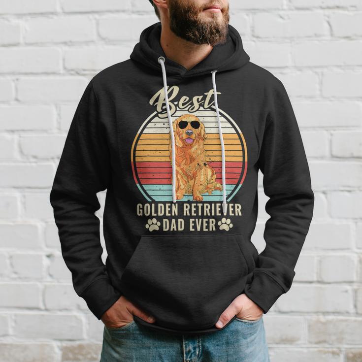 Dogs Best Golden Retriever Dad Ever Fathers Day Dog Gift Hoodie Gifts for Him