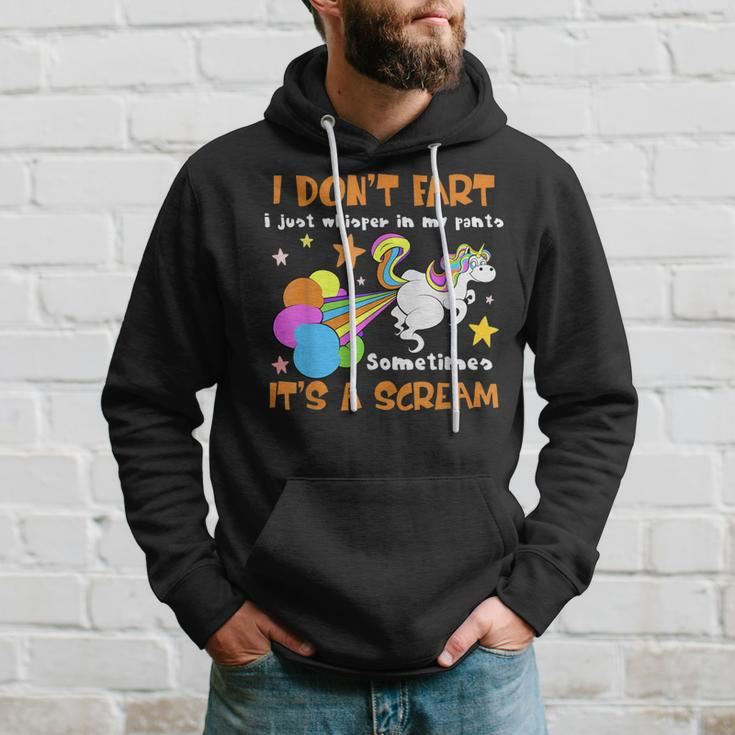 I Don't Fart I Just Whisper In My Pants Unicorn Hoodie Gifts for Him