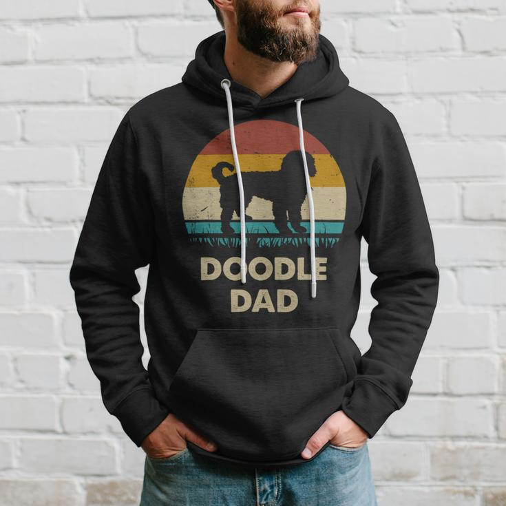 Doodle Dad For Men Goldendoodle Dog Vintage Gift Dad Hoodie Gifts for Him