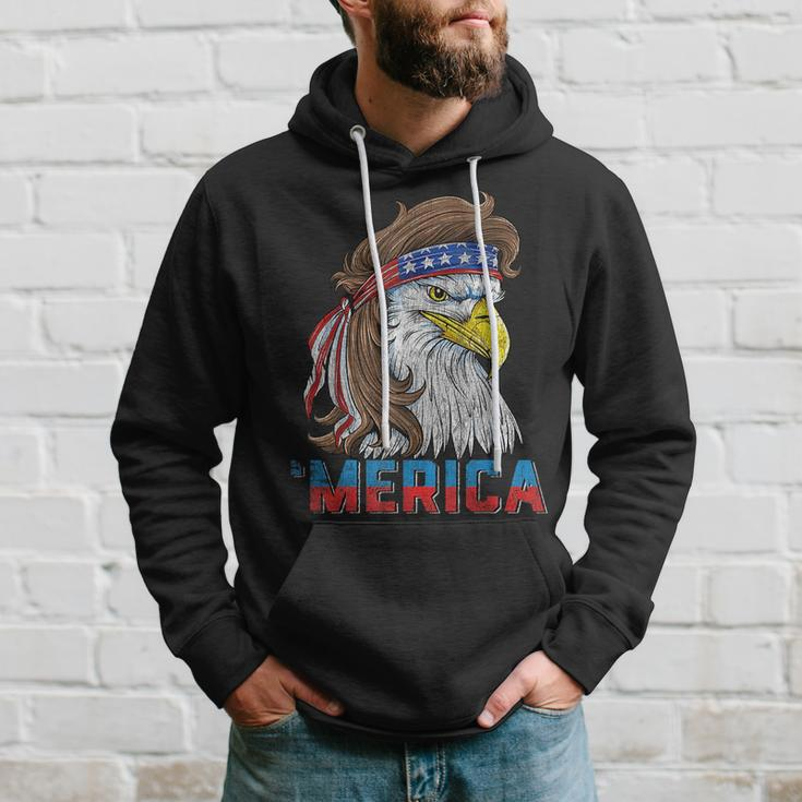 Eagle Mullet 4Th Of July Usa American Flag Eagle Merica Hoodie Gifts for Him