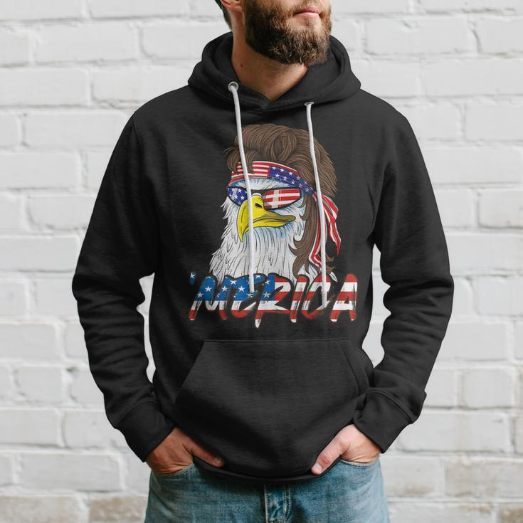 Eagle Mullet 4Th Of July Usa American Flag Merica Hoodie Gifts for Him