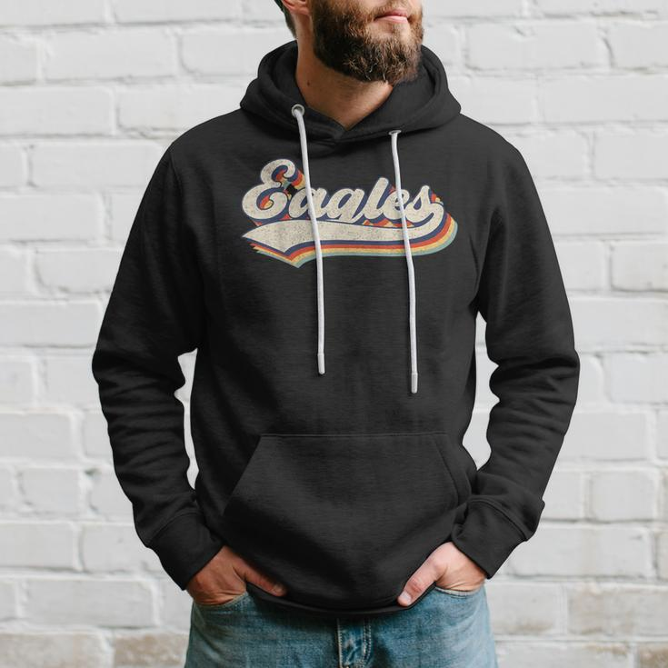 Eagles Surname Eagles Name Personalized Vintage Retro Eagles Hoodie Gifts for Him