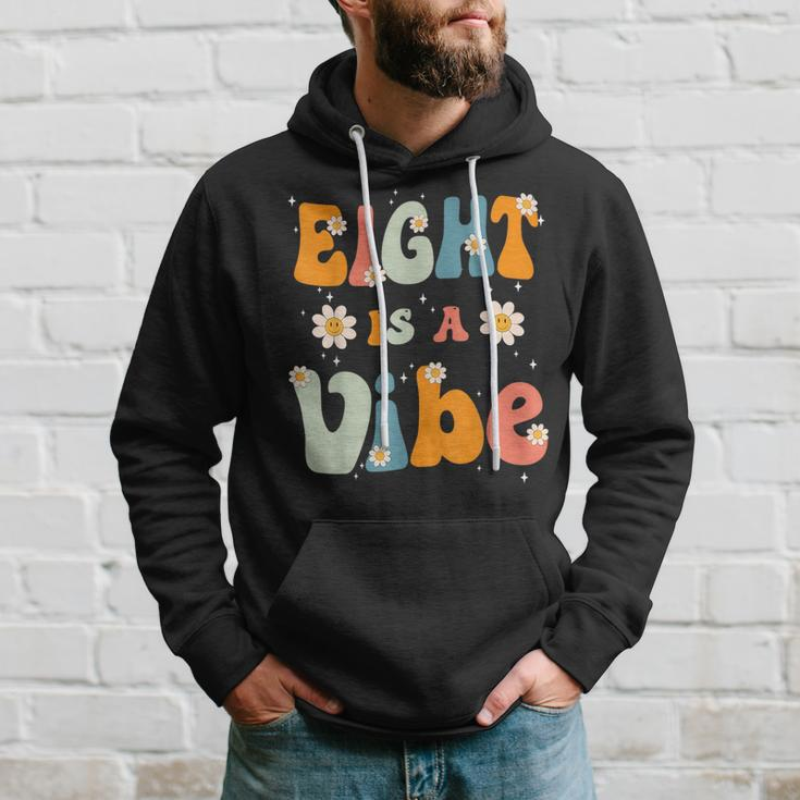 Eight Is A Vibe 8Th Birthday Party 8 Eight Year Old Kids Hoodie Gifts for Him