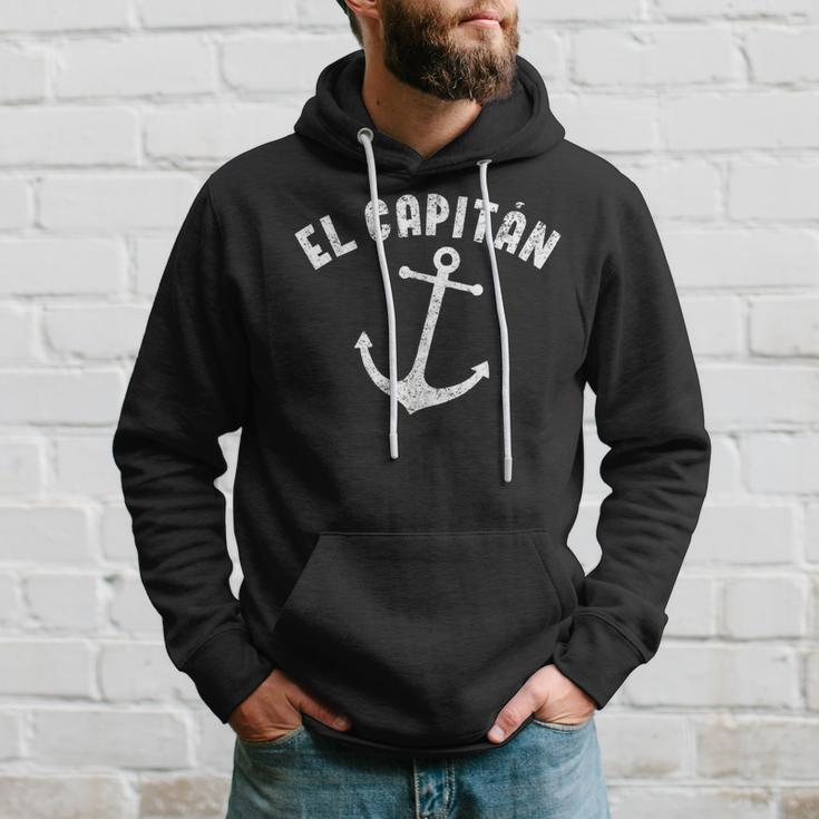 El Capitan Nautical Anchor Hoodie Gifts for Him