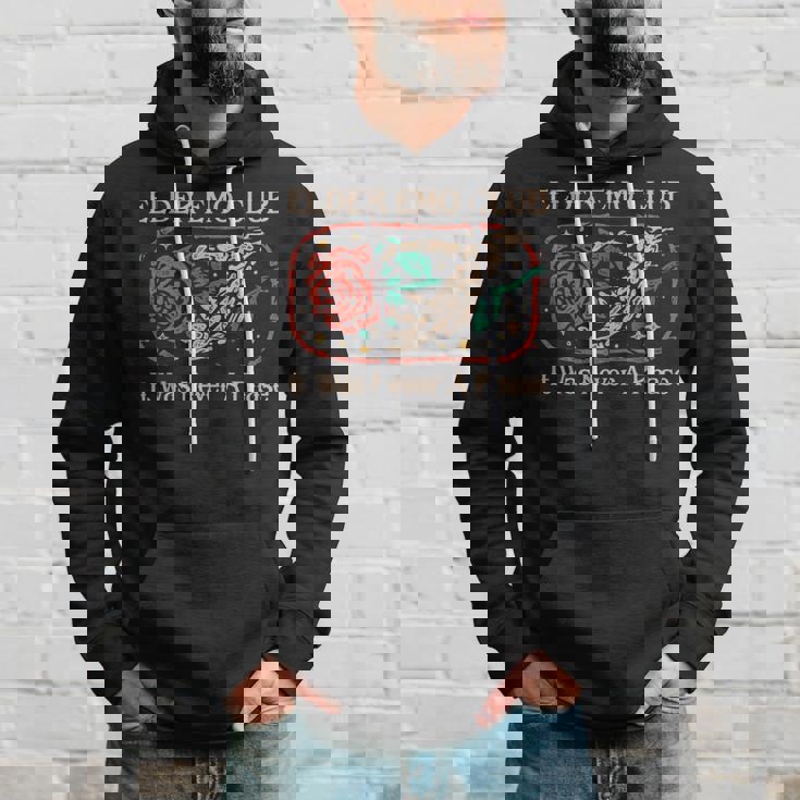 Elder Emo Club It Was Never A Phase Apparel Hoodie Gifts for Him