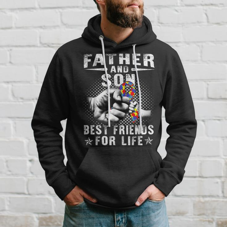 Father And Son Best Friend For Life Autism Awareness Hoodie Gifts for Him