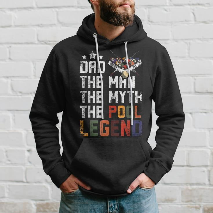 Fathers Day Dad The Pool Billiards Legend Hoodie Gifts for Him