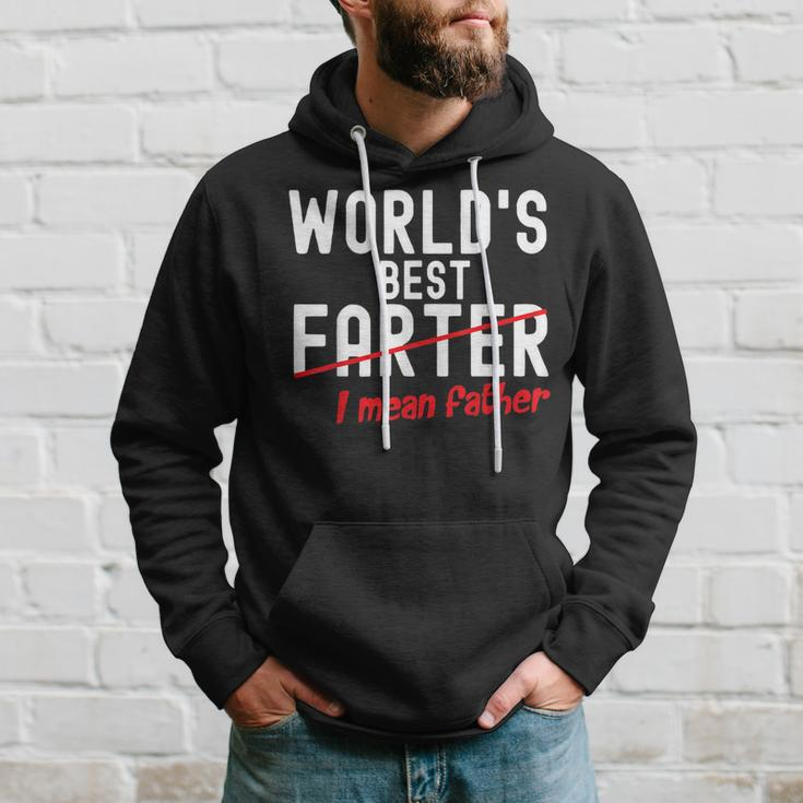 Fathers Day Funny Dad Worlds Best Farter I Mean Father Hoodie Gifts for Him
