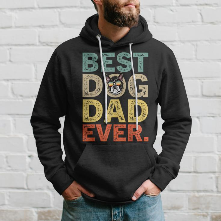 Fathers Day Gifts Boston Terrier Best Dog Dad Ever Gift For Mens Hoodie Gifts for Him