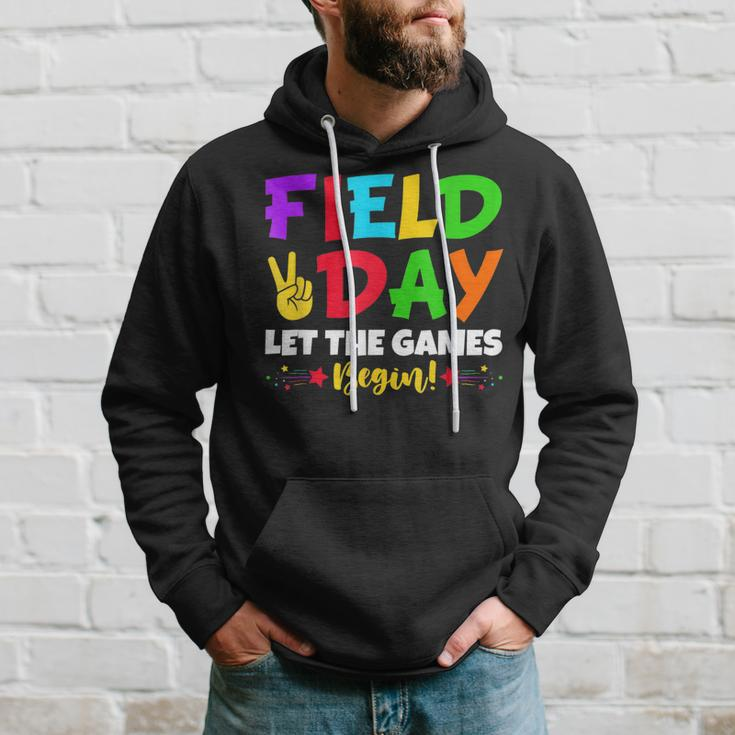 Field Day Let The Games Begin Cool Design Hoodie Gifts for Him