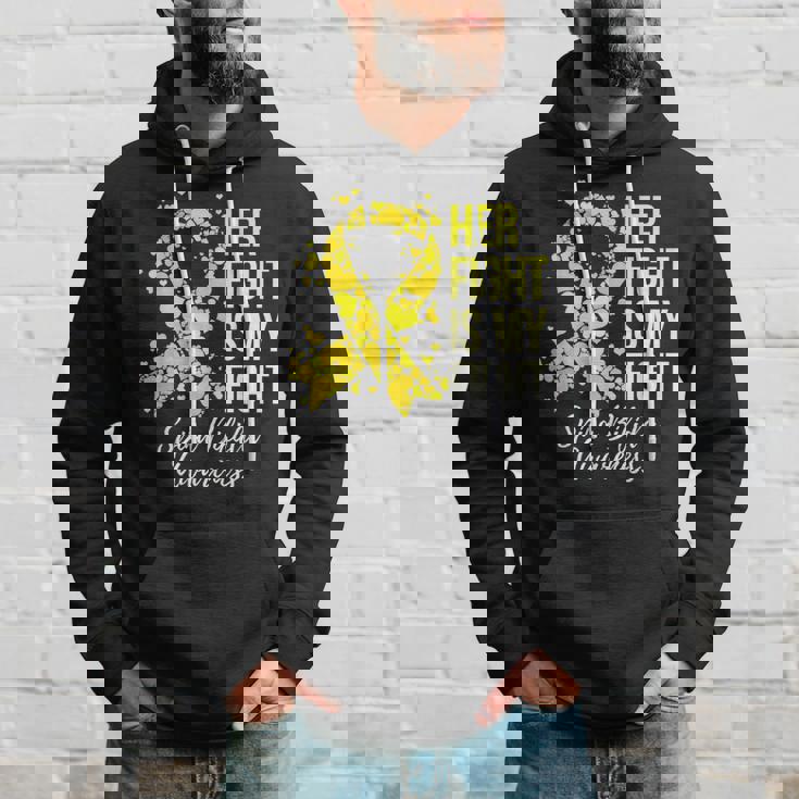 Her Fight Is My Fight Spina Bifida Awareness Hoodie Gifts for Him