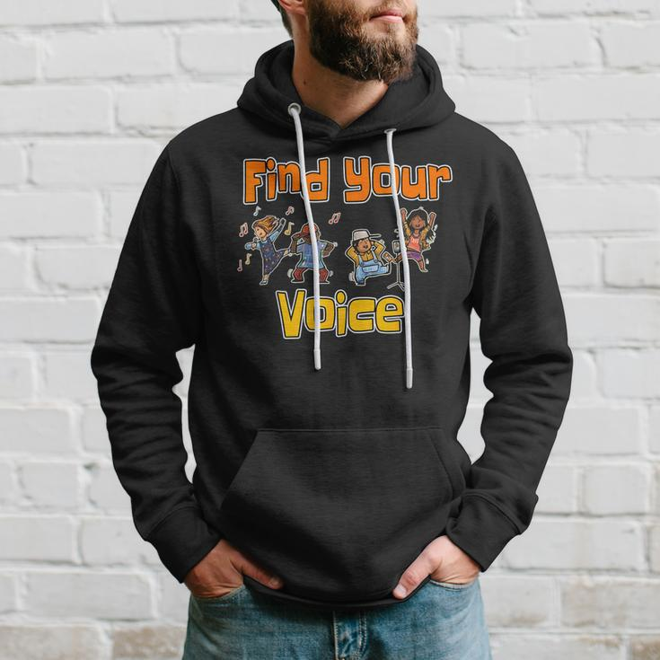 Find Your Voice Summer Reading Program 2023 Library Books Hoodie Gifts for Him