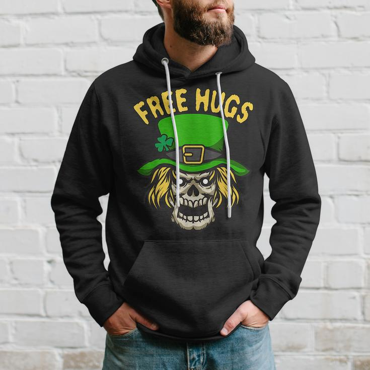 Free Hugs From Scary Leprechaun For St Patrick Halloween Hoodie Gifts for Him