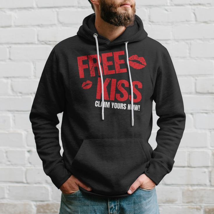 Free Kiss Claim Yours Now Best Valentine's Day Hoodie Gifts for Him