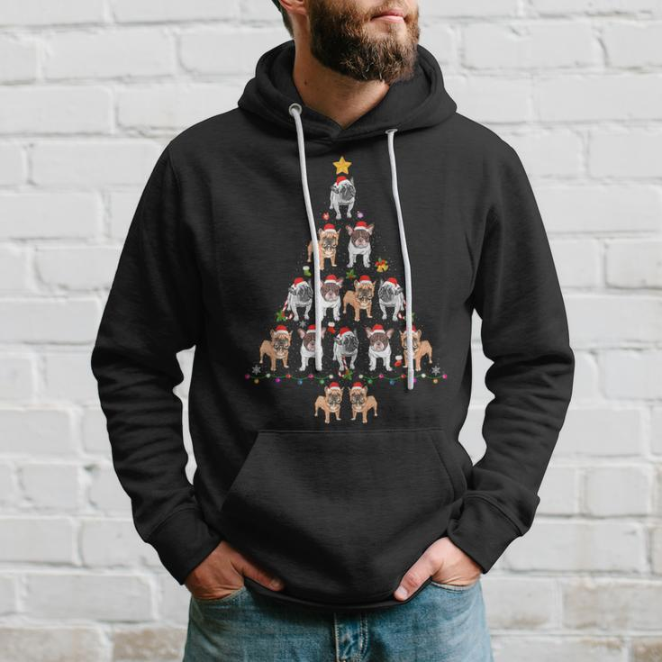 French Bulldog Christmas Tree Ugly Christmas Sweater Hoodie Gifts for Him
