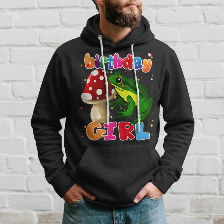 Frog Birthday Girl Its My Birthday Girl Frog Party Hoodie Gifts for Him