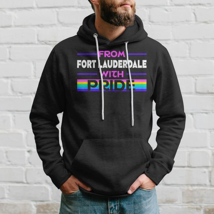 From Fort Lauderdale With Pride Lgbtq Sayings Lgbt Quotes Hoodie Gifts for Him