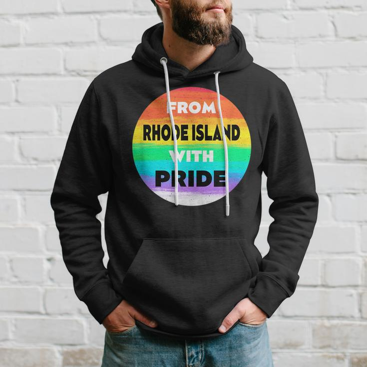 From Rhode Island With Pride Lgbtq Sayings Lgbt Quotes Hoodie Gifts for Him