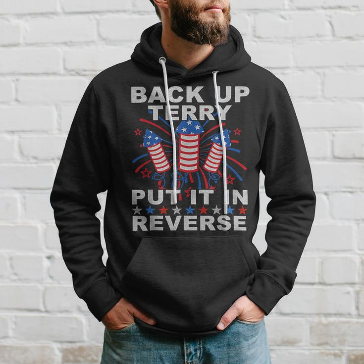 Funny Back Up Terry Put It In Reverse Firework 4Th Of July Hoodie Gifts for Him