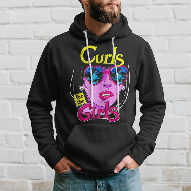 Funny Curls For Girls Gym Weightlifting Bodybuilding Fitness Hoodie Gifts for Him