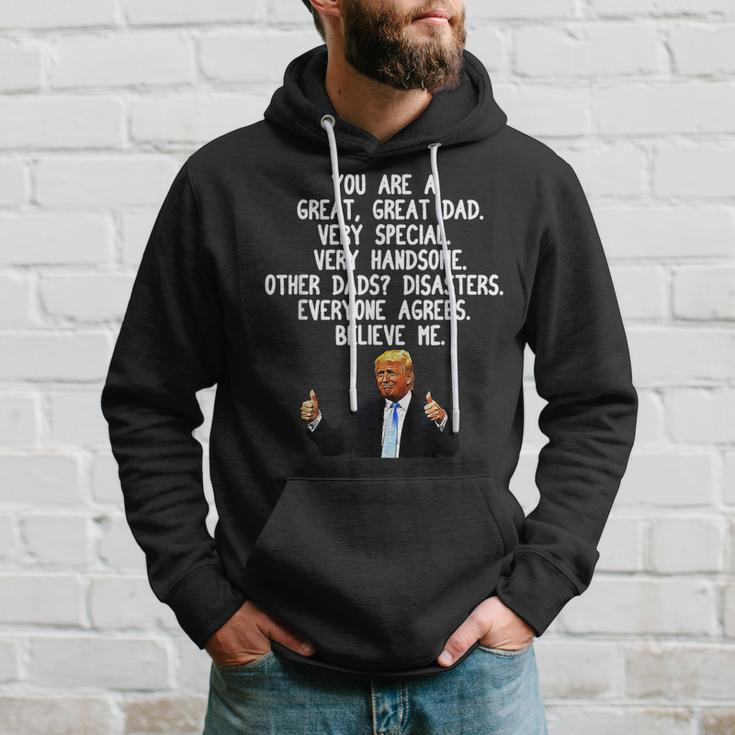 Funny Donald Trump Fathers Day Gag Gift Conservative Dad Hoodie Gifts for Him