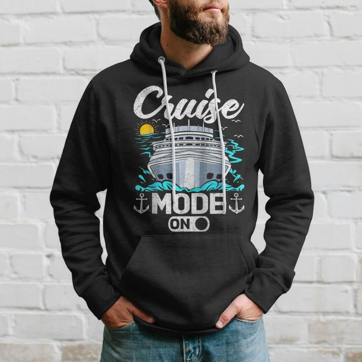 Funny Family Matching Cruise Vacation Cruise Mode On Hoodie Gifts for Him