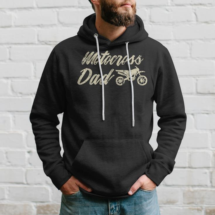 Funny Father Design Fathers Day For Lovers Motocross Hoodie Gifts for Him