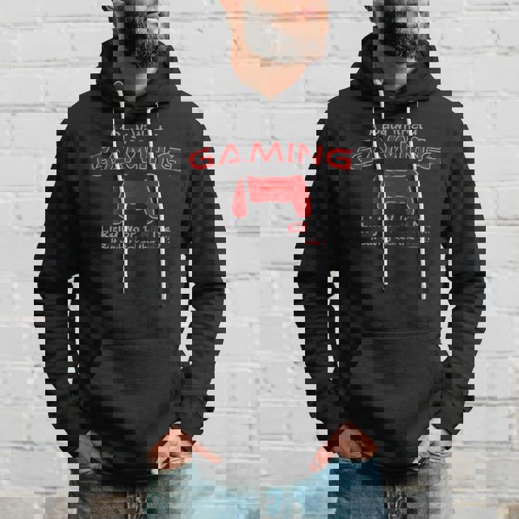 Funny Gamer A Day Without Gaming For The Hardcore Gamer Hoodie Gifts for Him