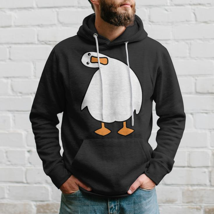 Funny Goose With Crazy Look Hoodie Gifts for Him