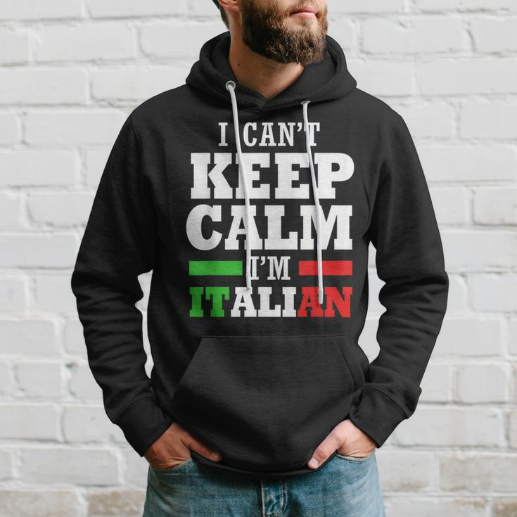 Funny Italy I Cant Keep Calm Im Italian Hoodie Gifts for Him