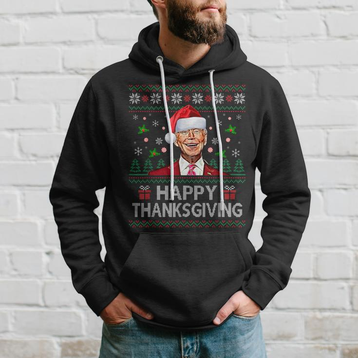 Joe Biden Christmas Happy Thanksgiving Ugly Sweater Hoodie Gifts for Him