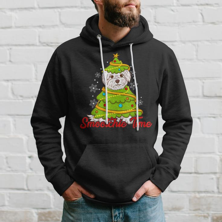 Maltese Cute Tree Dog Ugly Christmas Sweaters Hoodie Gifts for Him