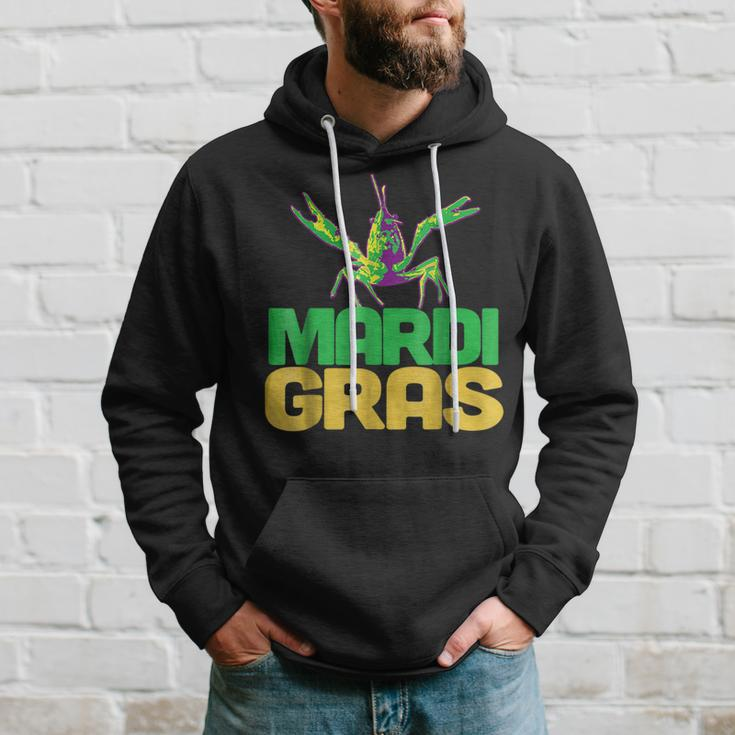 Funny Mardi Gras Crawfish Carnival New Orleans Party Hoodie Gifts for Him