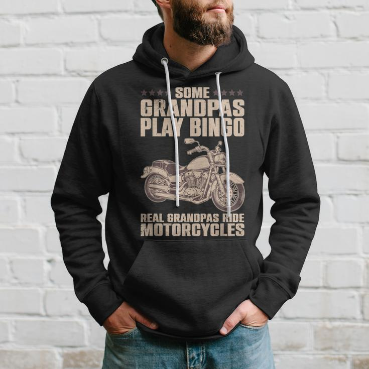 Funny Motorcycle For Grandpa Dad Motorcycle Lovers Riders Hoodie Gifts for Him