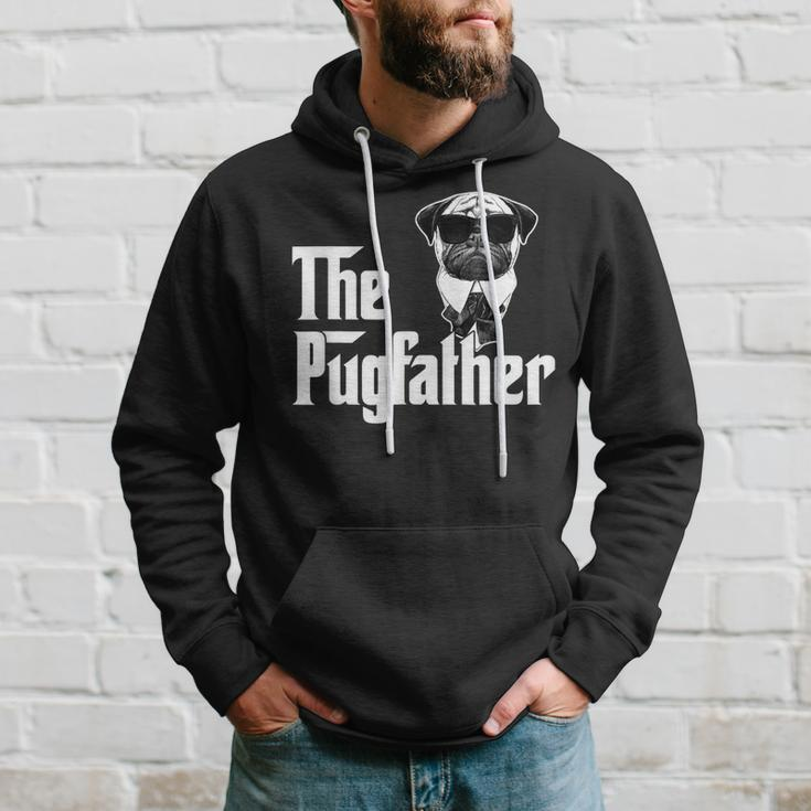 Funny Pug Owner The Pugfather Father Gift Dog Lovers Owner Hoodie Gifts for Him