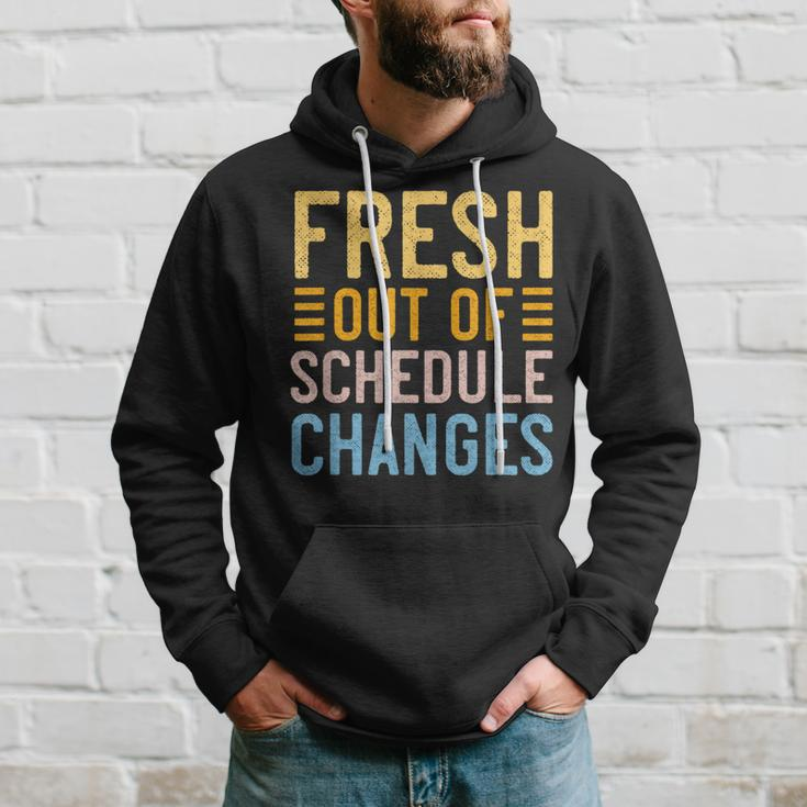 School Counselor Fresh Out Of Schedule Changes Humor Hoodie Gifts for Him