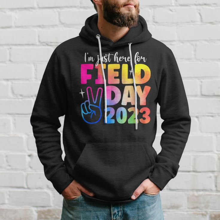 Funny School Field Day 2023 Im Just Here For Field Day Hoodie Gifts for Him