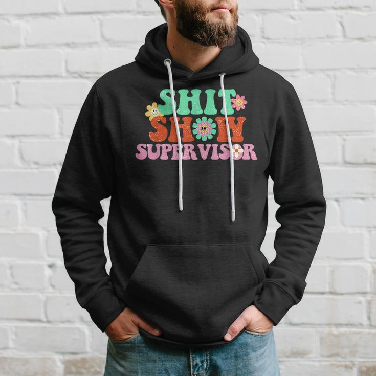 Funny Shit Show Supervisor Manager Boss Or Supervisor Hoodie Gifts for Him