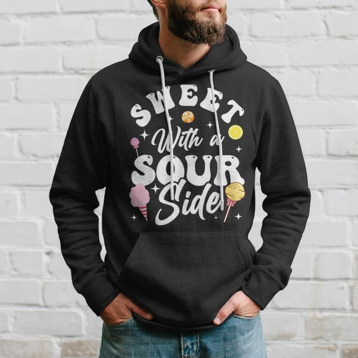 Funny Sweets Candy Patch Kids Sweet With A Sour Side Hoodie Gifts for Him