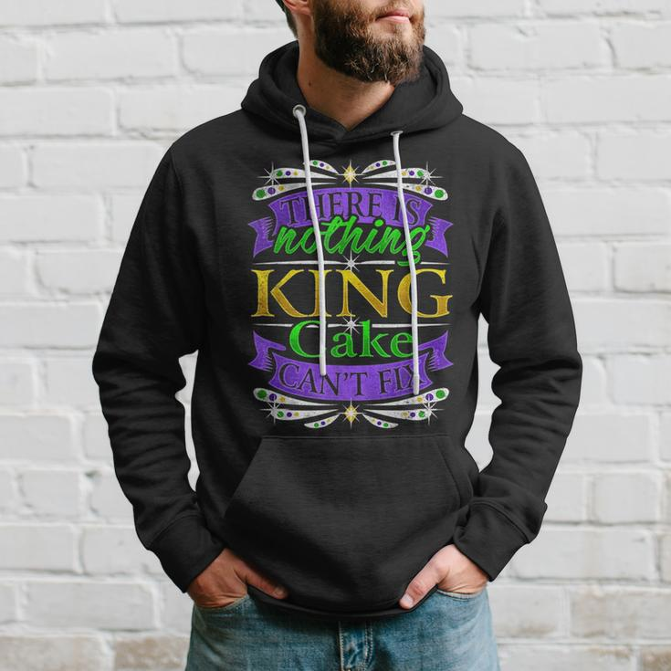 Funny There Is Nothing King Cake Cant Fix Novelty Pun Humor Hoodie Gifts for Him