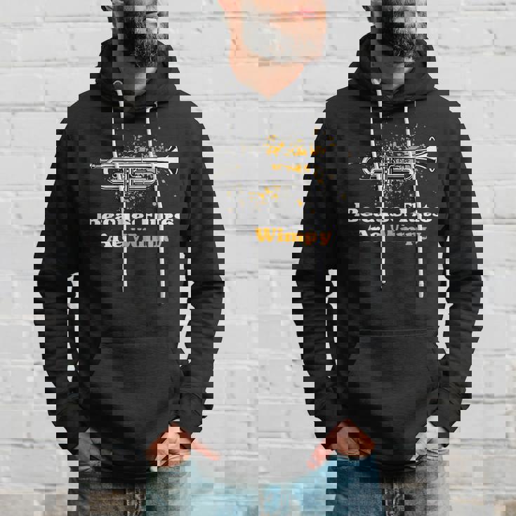 Funny Trumpet Gift Trumpeter Musician Music Hoodie Gifts for Him
