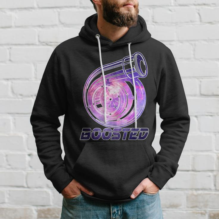 Turbo Tuner Gear Head Galaxy Boosted Turbo Hoodie Gifts for Him