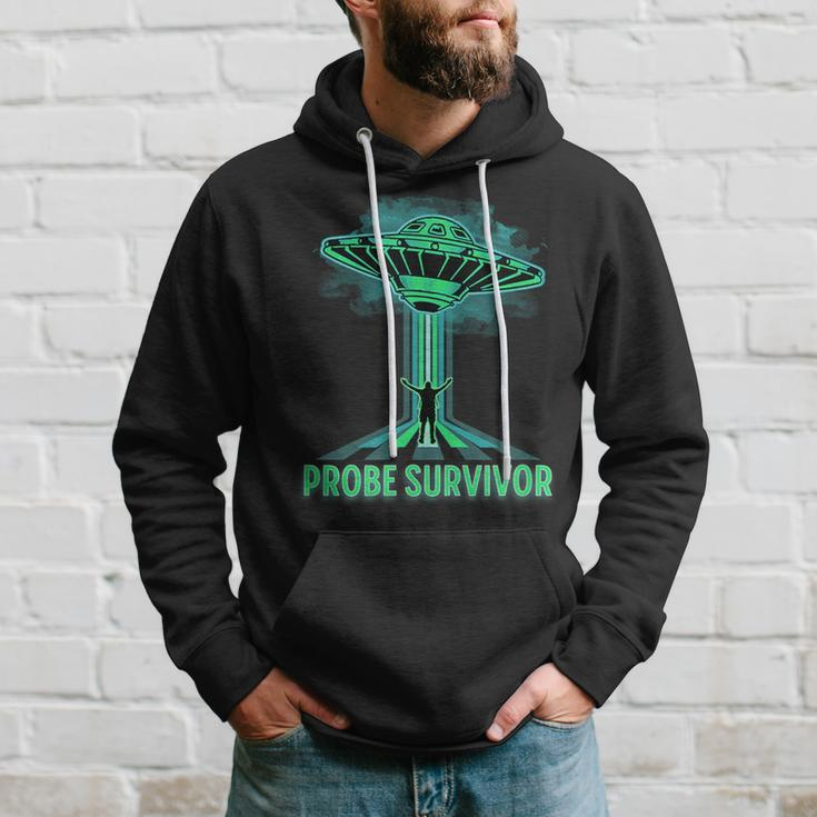 Funny Ufo Alien Abduction Probing Survivors Club Ufologist Hoodie Gifts for Him