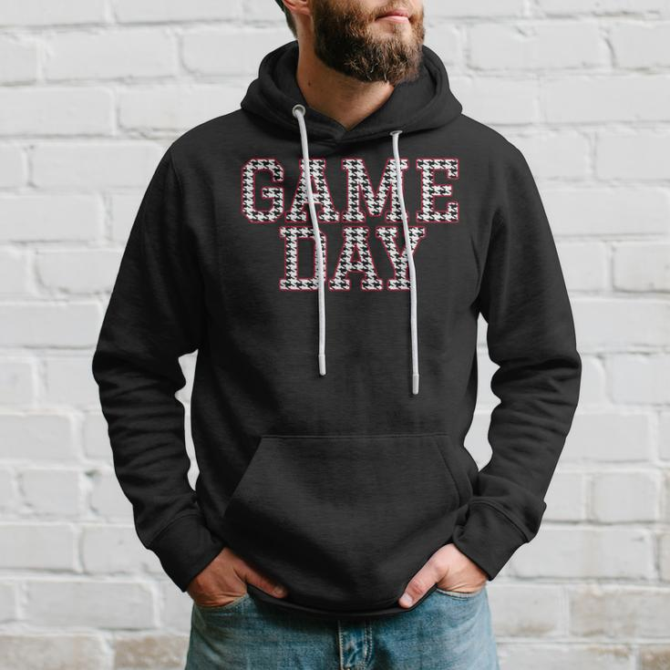 Game Day Houndstooth Alabama Football Fans Hoodie Gifts for Him