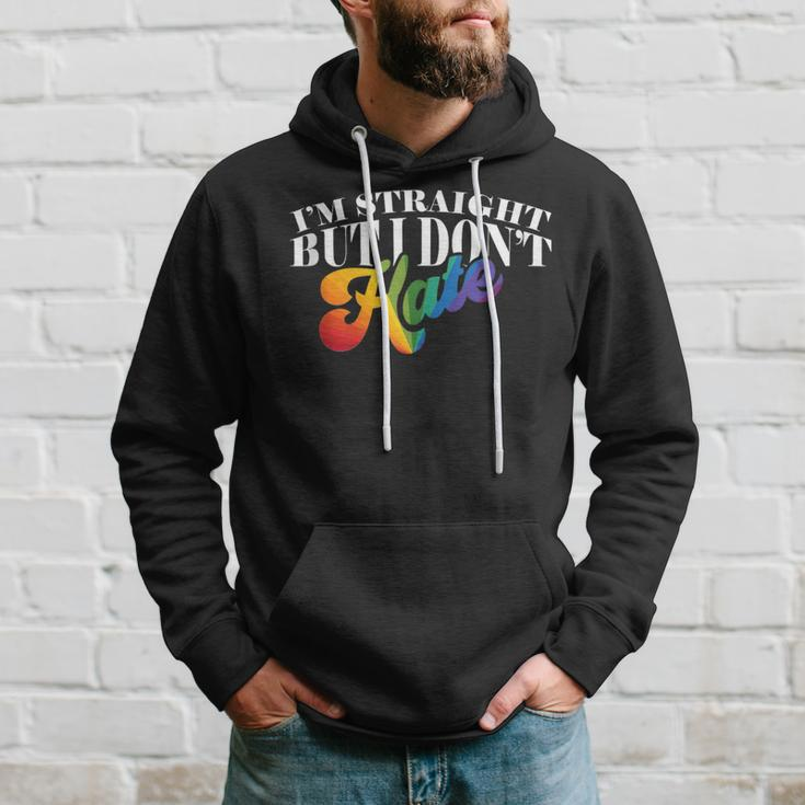 Gay Pride Support Im Straight But I Dont Hate Hoodie Gifts for Him