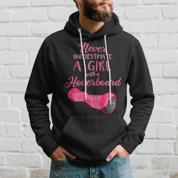 Girl Hoverboard Gifts Electric Scooter Never Underestimate Hoodie Gifts for Him