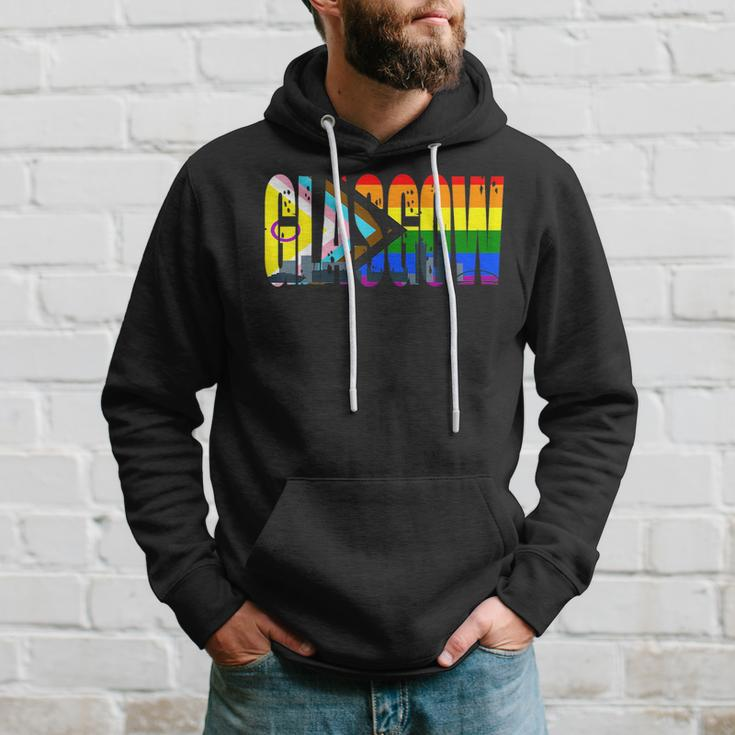 Glasgow Lgbti Flag Pride Support City Hoodie Gifts for Him