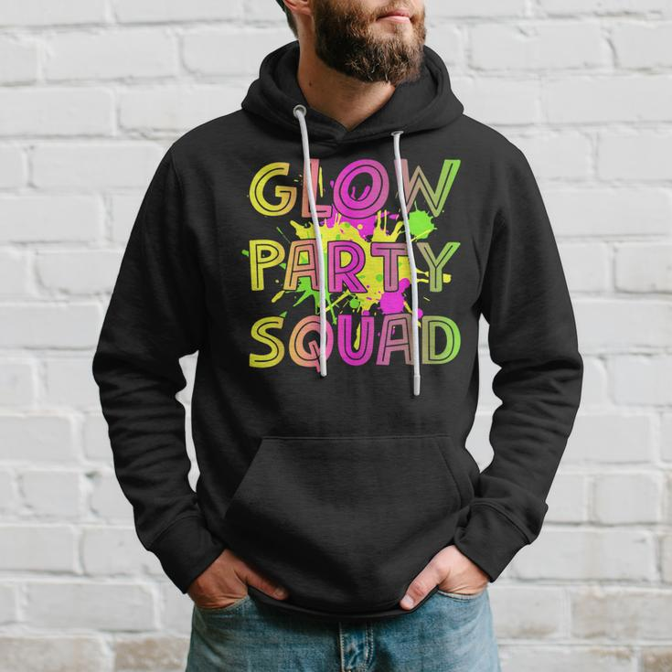 Glow Party Squad Lets Glow Crazy 80S Retro Costume Party Hoodie Gifts for Him