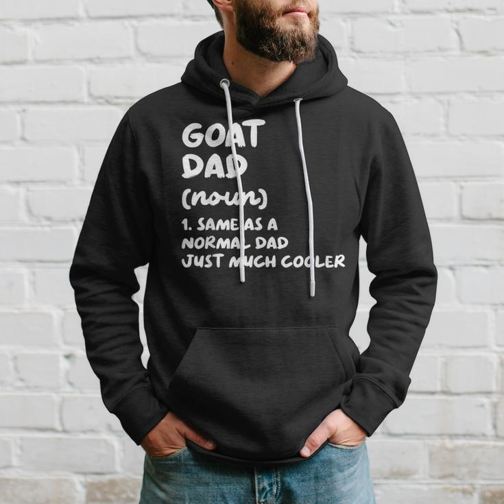 Goat Dad Definition Funny Hoodie Gifts for Him