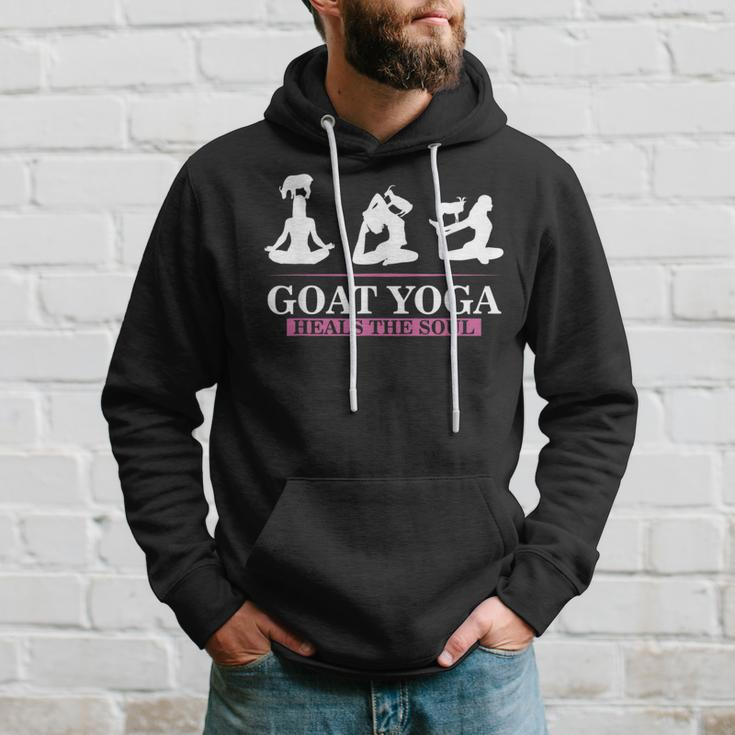 Goat Yoga Heals The Soul Shift For Yoga Goat Lovers Hoodie Gifts for Him